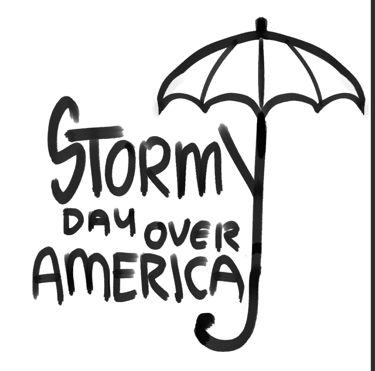 Stormy Day Over America 